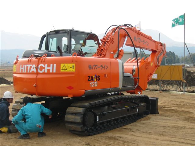 ZAXIS120分解型納入: 社長放浪の旅 ZAXIS120分解型納入: 社長放浪の旅